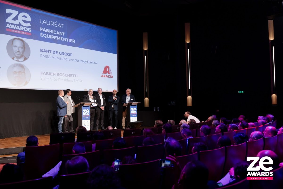 Axalta remporte le prix Ze Award du Fabricant – Equipementier 2023 décerné par le groupe Zepros